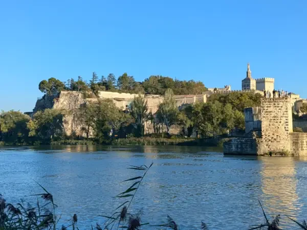 Vue d’Avignon et du pont Saint-Bénézet